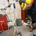 Person doing Industrial Blasting - KMA Shot Blasting